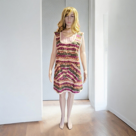 CROSS BACK APRONS MULTICOLOR - Picture 1 of 4